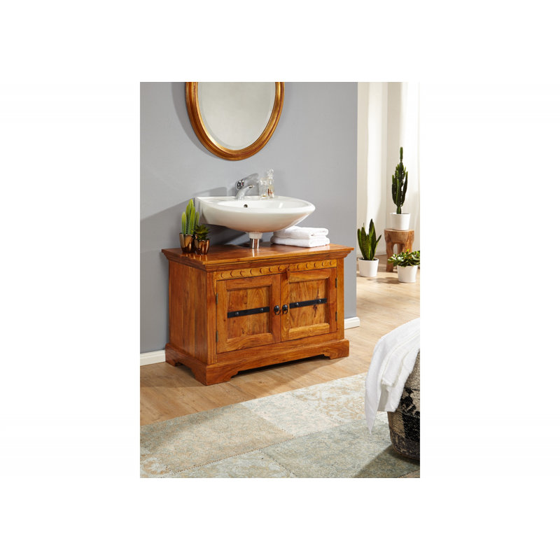 Massivmoebel24 88 cm Waschbeckenunterschrank Oxford | Wayfair.de